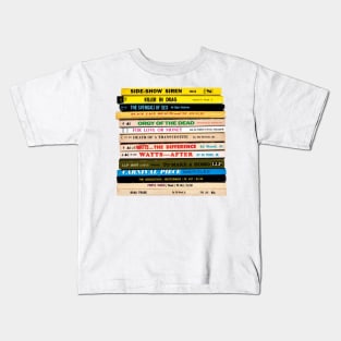 Ed Wood Jr. Book Stack Kids T-Shirt